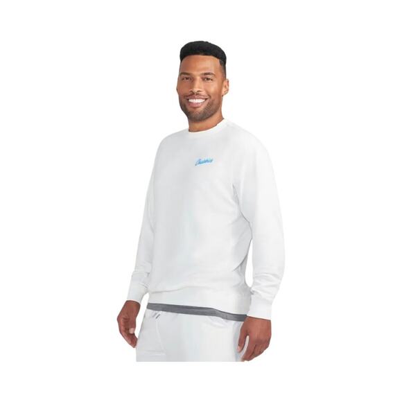 NWT Chubbies Men The Vanilla Latte Soft Terry Crewneck Sweatshirt White Size XXL - Picture 4 of 13